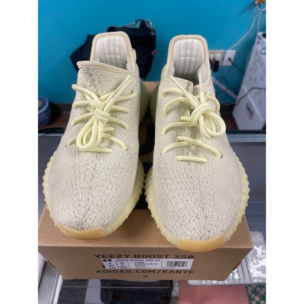 Adidas Yeezy Boost 350 V2 Butter Pale Yellow F36980 Mens 6